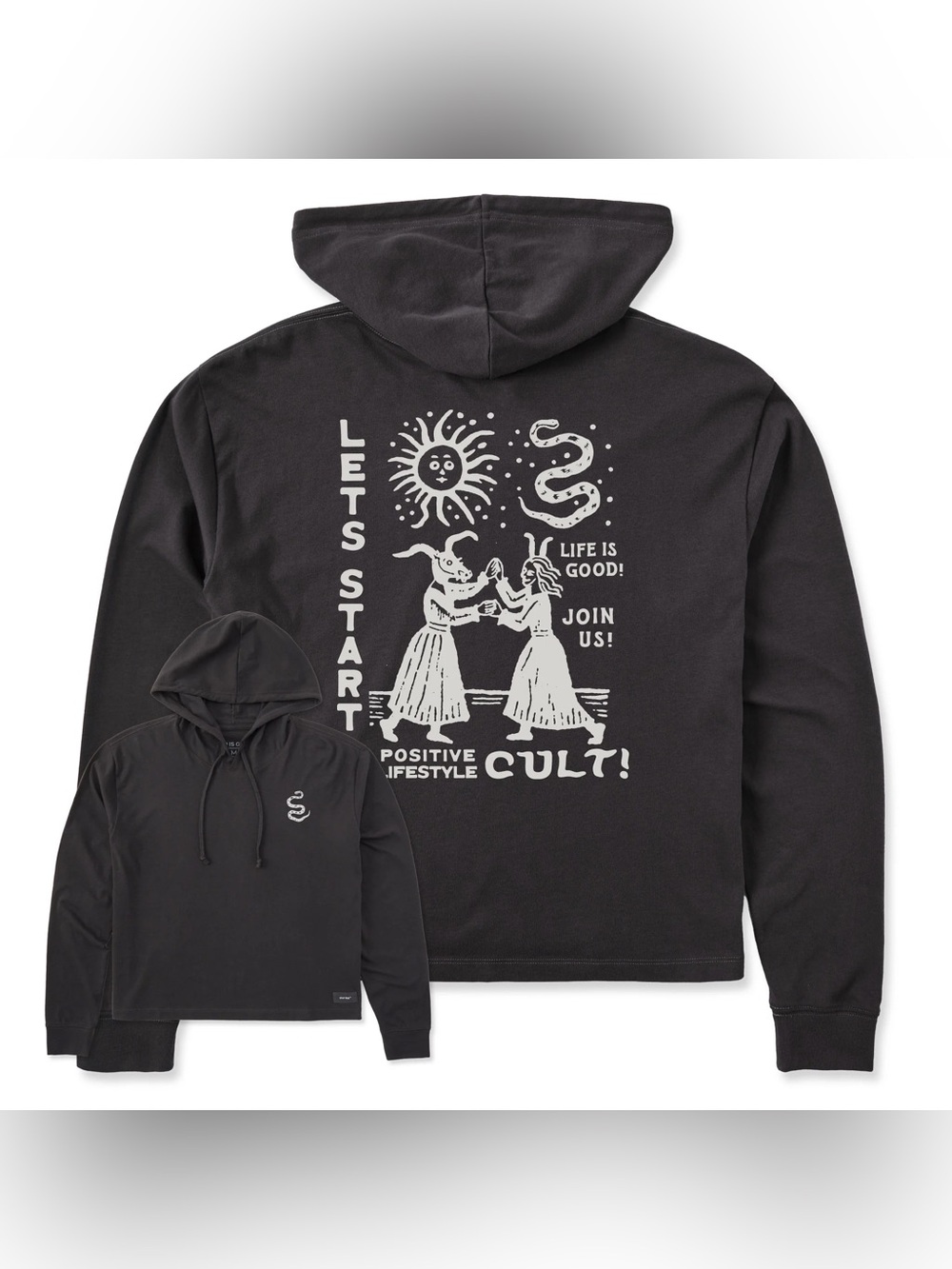 NWOT Life Is Good Crusher Hoodie